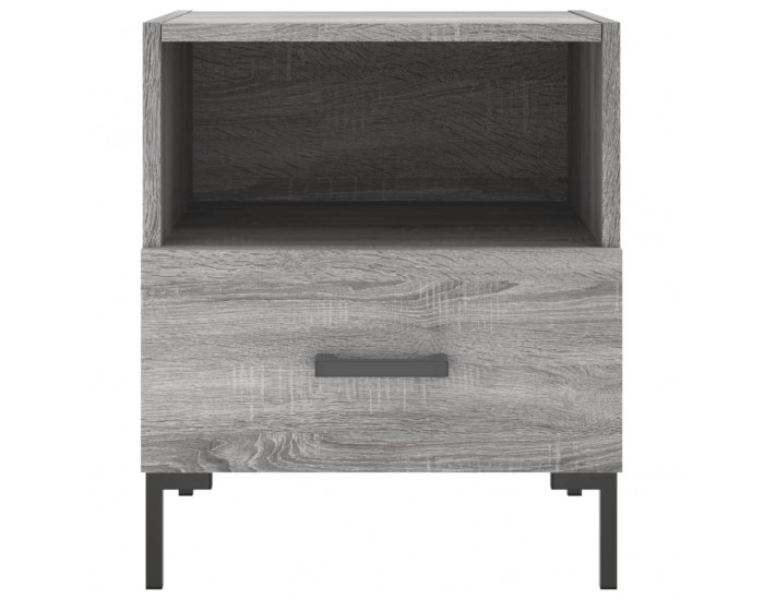 Sonata H Нощни шкафчета 2 бр сив сонома 40x35x47,5 см инженерно дърво
