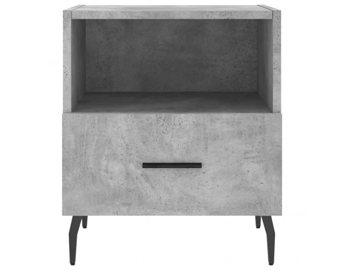 Sonata H Нощни шкафчета 2 бр бетонно сиво 40x35x47,5 см инженерно дърво