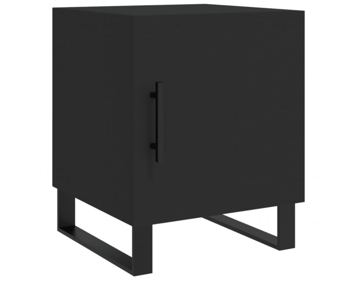 Sonata H Нощни шкафчета 2 бр черни 40x40x50 см инженерно дърво