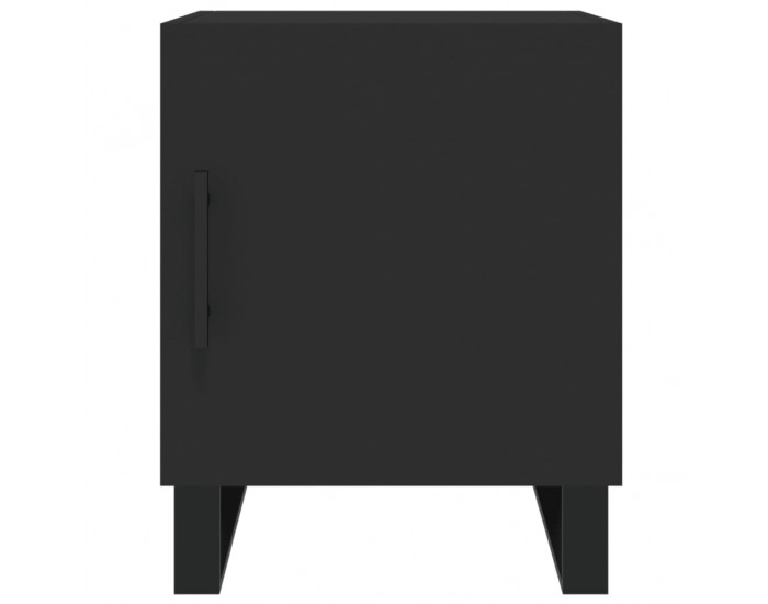 Sonata H Нощни шкафчета 2 бр черни 40x40x50 см инженерно дърво