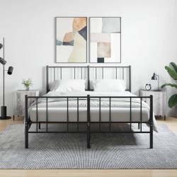 Sonata H Нощни шкафчета, 2 бр, сив сонома, 40x40x50 см, инженерно дърво - Нощни шкафчета