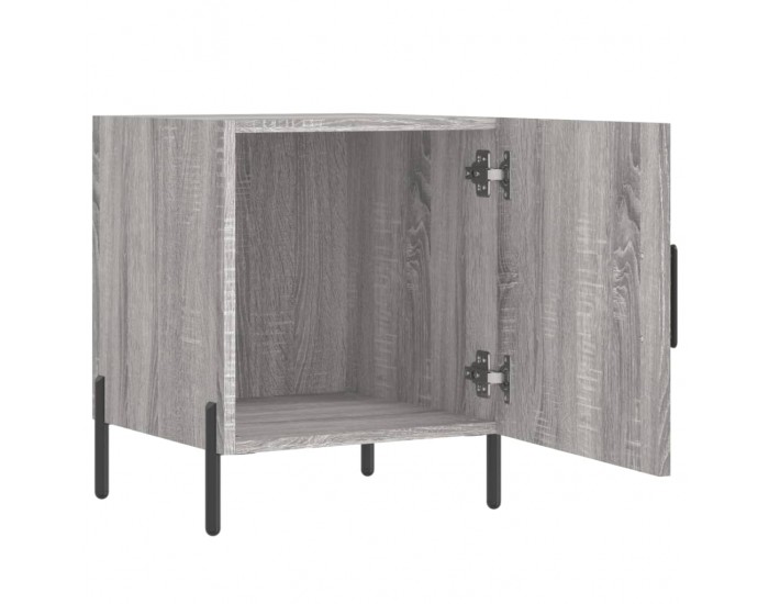 Sonata H Нощни шкафчета, 2 бр, сив сонома, 40x40x50 см, инженерно дърво