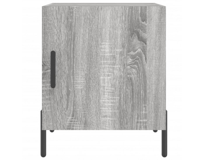 Sonata H Нощни шкафчета, 2 бр, сив сонома, 40x40x50 см, инженерно дърво