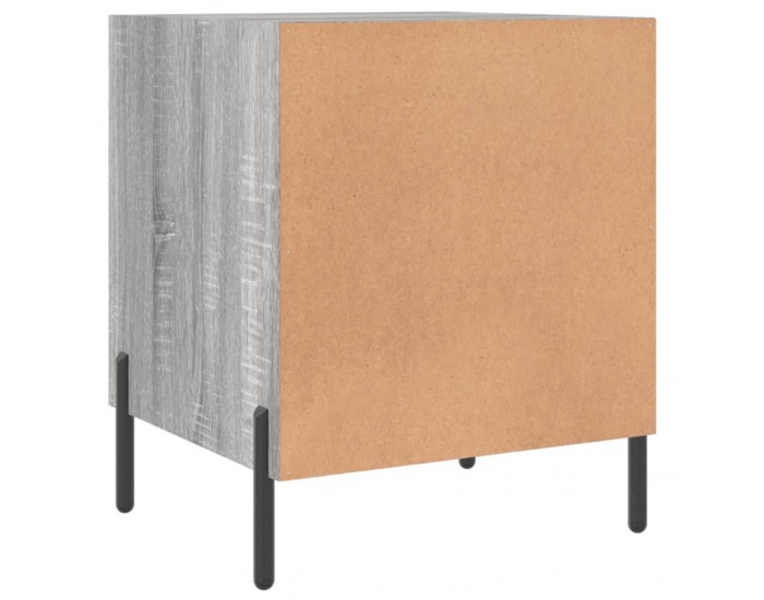 Sonata H Нощни шкафчета, 2 бр, сив сонома, 40x40x50 см, инженерно дърво