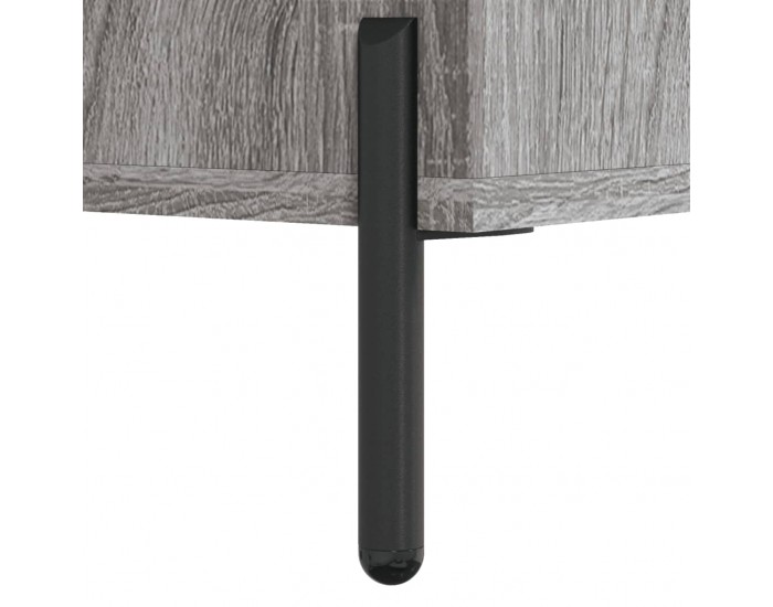 Sonata H Нощни шкафчета, 2 бр, сив сонома, 40x40x50 см, инженерно дърво