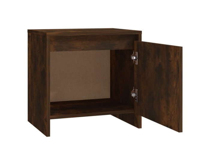 Sonata H Нощни шкафчета 2 бр опушен дъб 45x34x44,5 см инженерно дърво