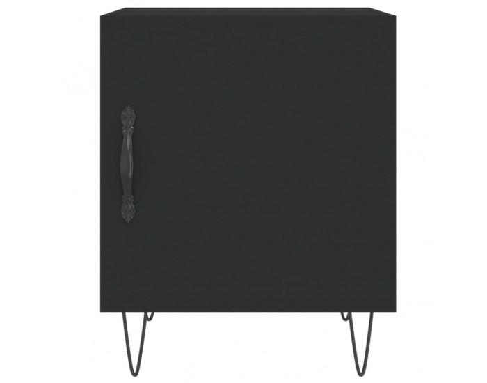 Sonata H Нощни шкафчета 2 бр черни 40x40x50 см инженерно дърво