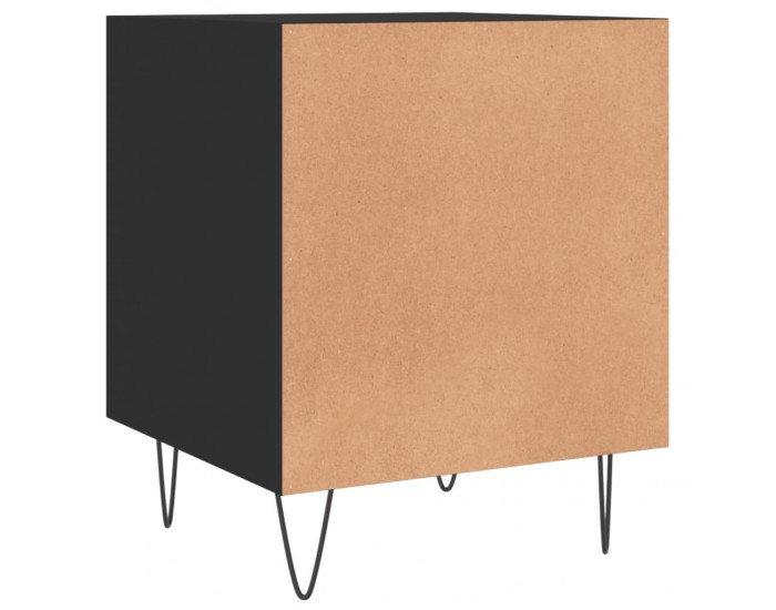 Sonata H Нощни шкафчета 2 бр черни 40x40x50 см инженерно дърво