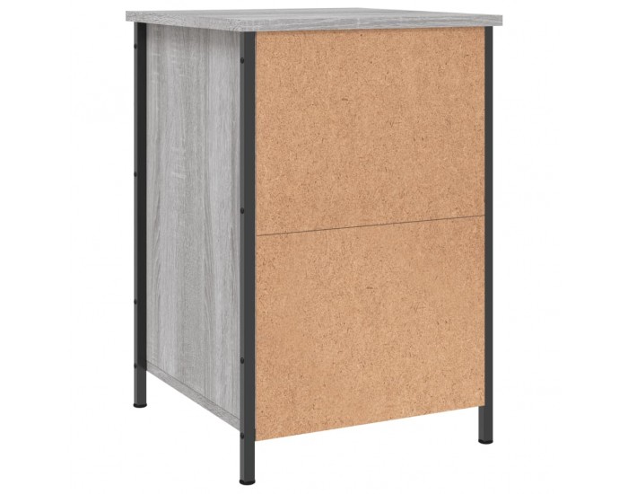 Sonata H Нощно шкафче, сив сонома, 40x42x60 см, инженерно дърво