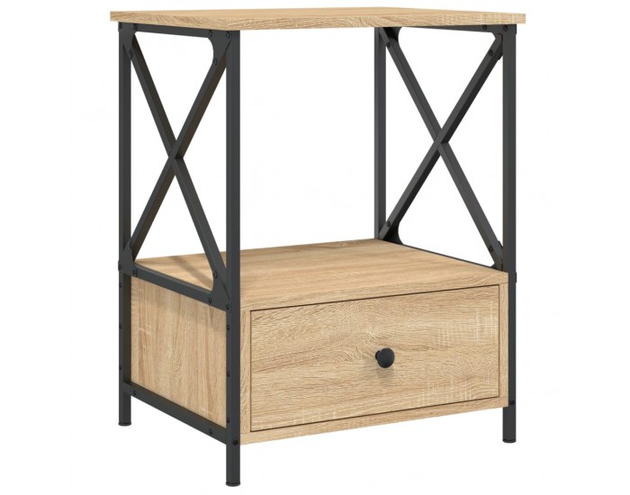 Sonata H Нощни масички, 2 бр, сонома дъб, 50x41x65 см, инженерно дърво