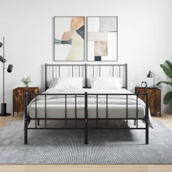 Sonata H Нощни шкафчета 2 бр опушен дъб 40x40x50 см инженерно дърво - Нощни шкафчета