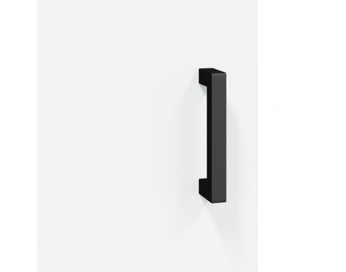 Sonata H Нощно шкафче, бяло, 40x40x50 см, инженерно дърво