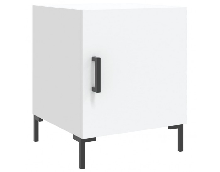 Sonata H Нощно шкафче, бяло, 40x40x50 см, инженерно дърво