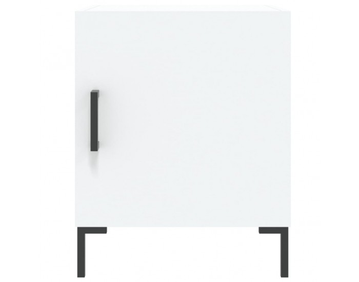 Sonata H Нощно шкафче, бяло, 40x40x50 см, инженерно дърво