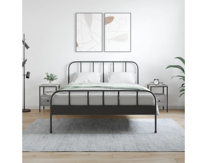 Sonata H Нощни шкафчета 2 бр сив сонома 34x36x50 см инженерно дърво