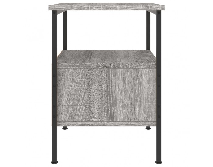 Sonata H Нощни шкафчета 2 бр сив сонома 34x36x50 см инженерно дърво