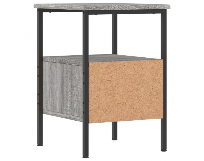 Sonata H Нощни шкафчета 2 бр сив сонома 34x36x50 см инженерно дърво