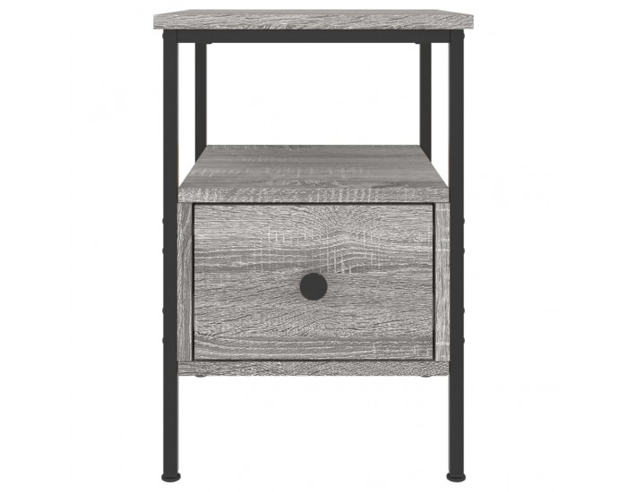 Sonata H Нощни шкафчета 2 бр сив сонома 34x36x50 см инженерно дърво