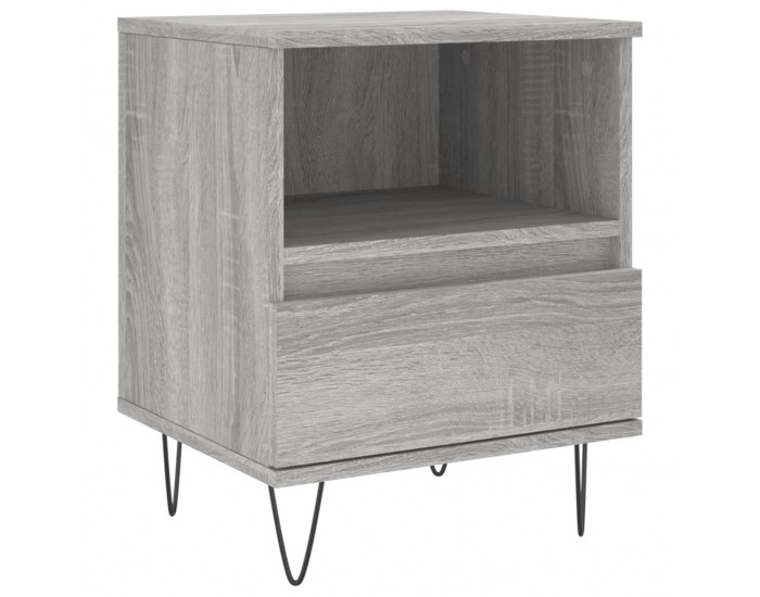 Sonata H Нощно шкафче сив сонома 40x35x50 см инженерно дърво