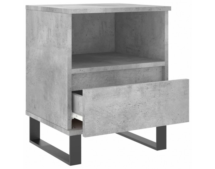 Sonata H Нощни шкафчета 2 бр бетонно сив 40x35x50 см инженерна дървесина