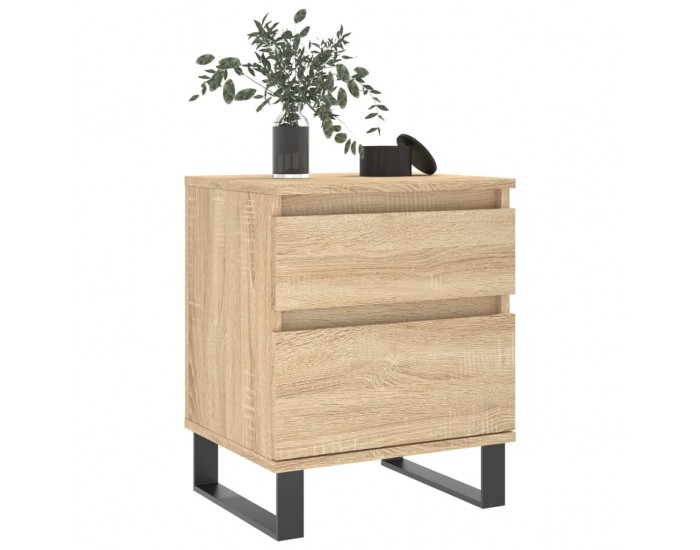 Sonata H Нощни шкафчета, 2 бр, сонома дъб, 40x35x50 см, инженерно дърво