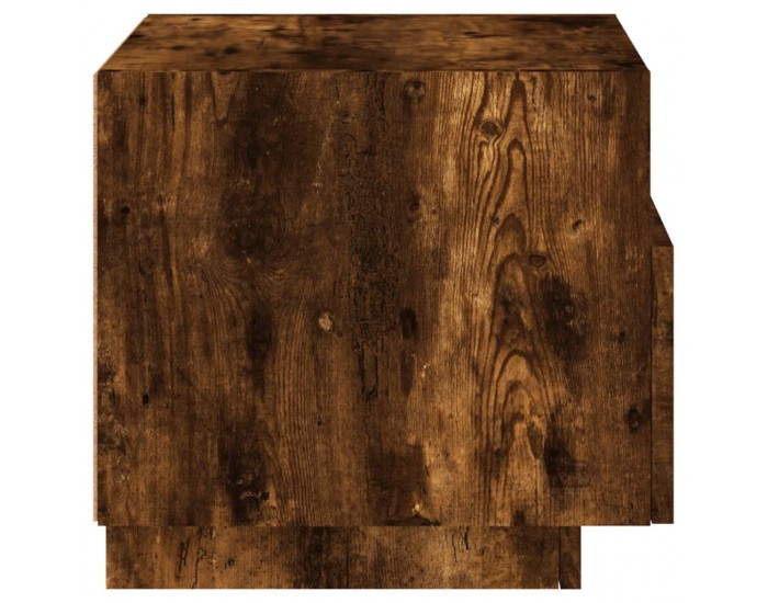 Sonata H Нощно шкафче с LED осветление, опушен дъб, 40x39x37 см