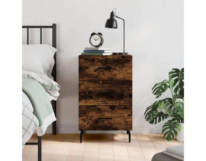 Sonata H Нощно шкафче, опушен дъб, 40x40x66 см, инженерно дърво