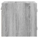 Sonata H Нощни шкафчета със стъклени врати 2 бр сив сонома 35x37x35 см