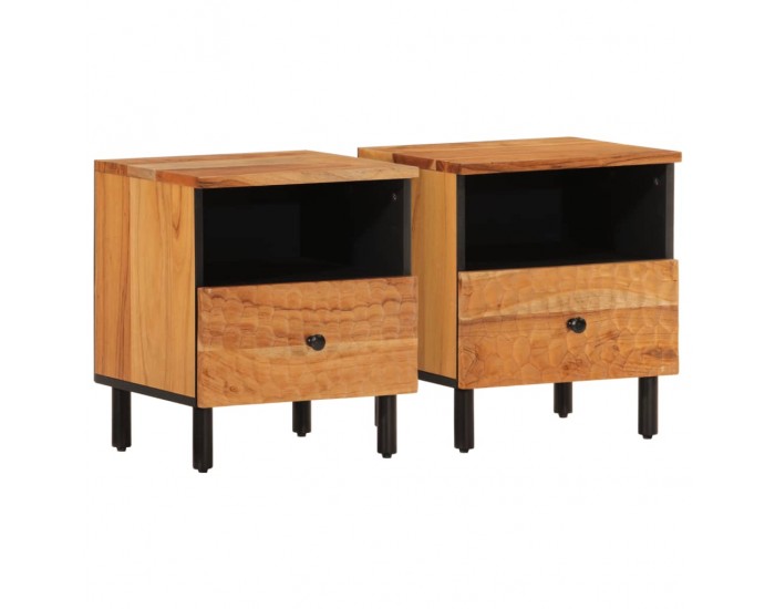 Sonata H Нощни шкафчета, 2 бр, 40x33x46 см, акация масив