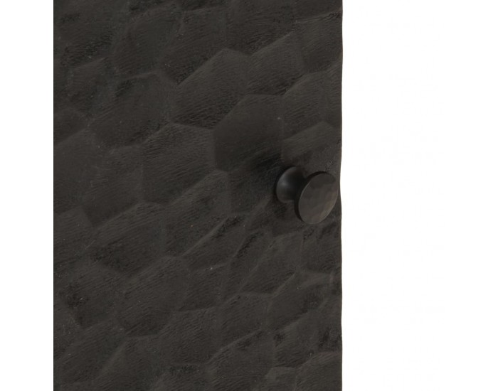 Sonata H Нощно шкафче, черно, 40x33x46 см, мангово дърво масив Sonata H Нощно шкафче, черно, 40x33x46 см, мангово дърво масив