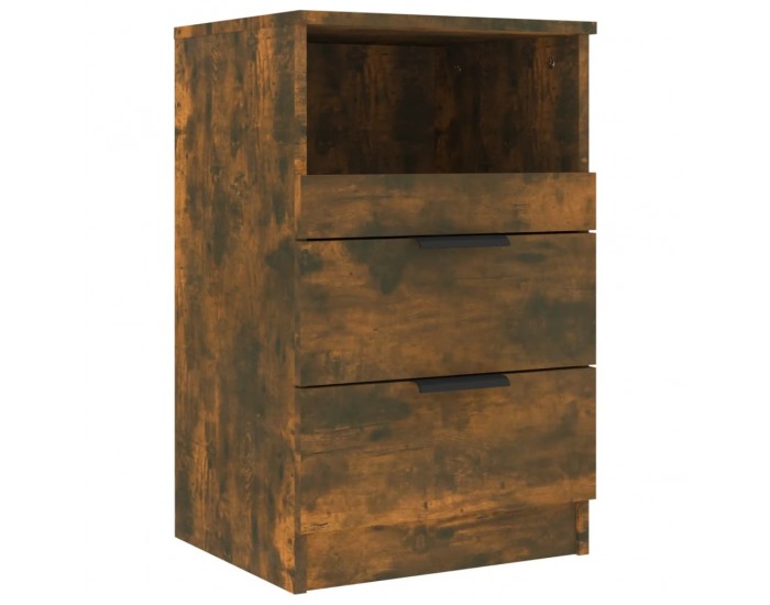 Sonata H Нощни шкафчета, 2 бр, Опушен дъб, инженерно дърво