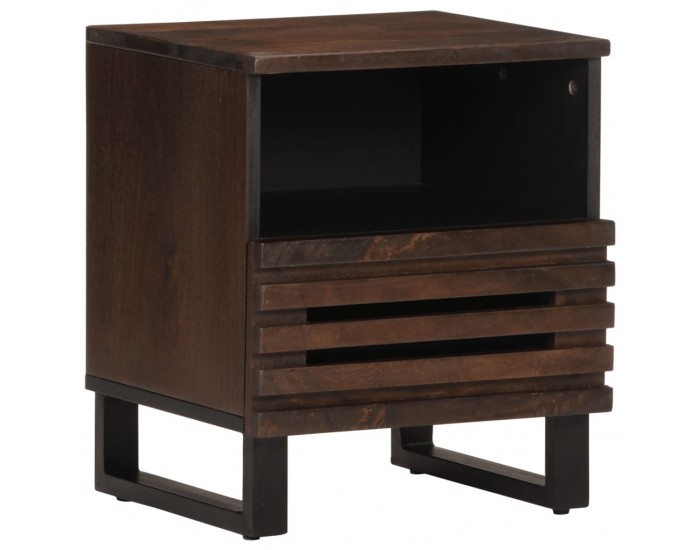 Sonata H Нощно шкафче, 40x34x46 см, масивно мангово дърво