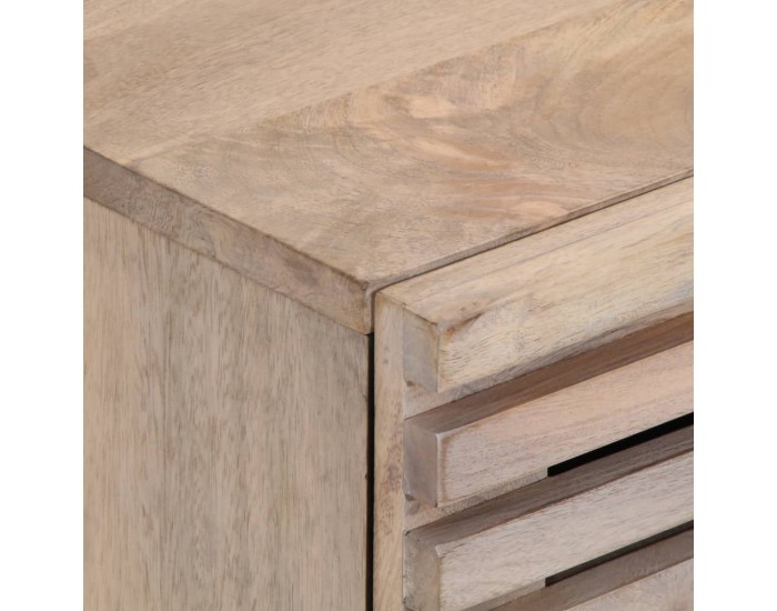 Sonata H Нощно шкафче, 40x34x46 см, избелено мангово дърво масив