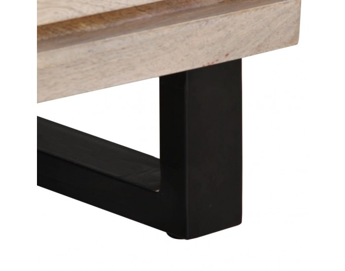 Sonata H Нощно шкафче, 40x34x46 см, избелено мангово дърво масив