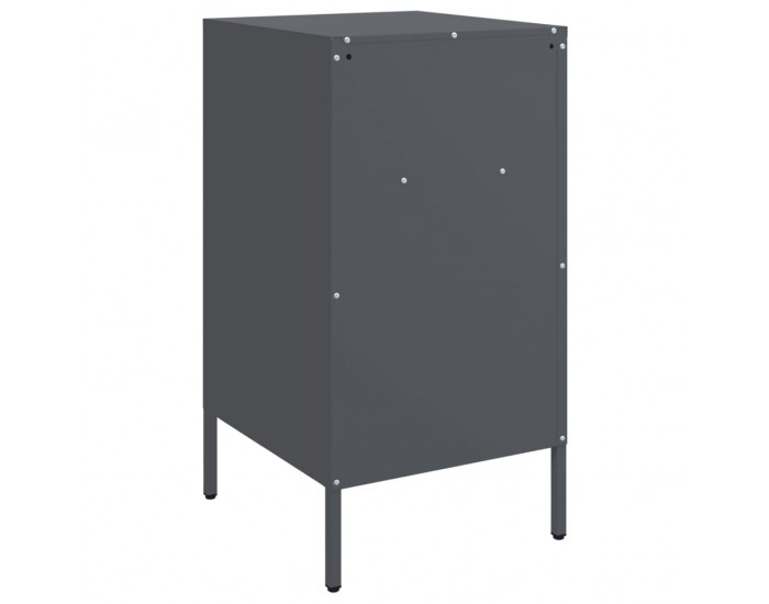 Sonata H Нощно шкафче, антрацит, 36x39x68 см, стомана