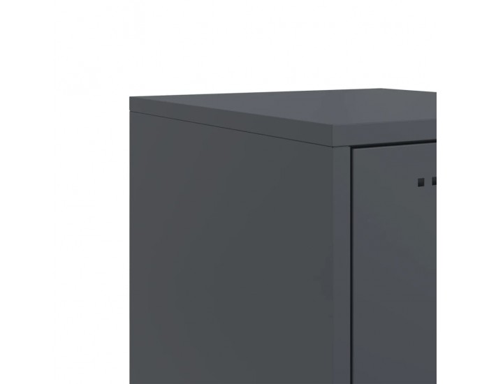 Sonata H Нощно шкафче, антрацит, 36x39x43,5 см, стомана