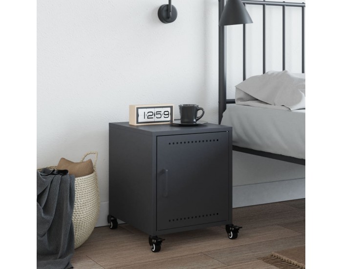 Sonata H Нощно шкафче, антрацит, 36x39x43,5 см, стомана