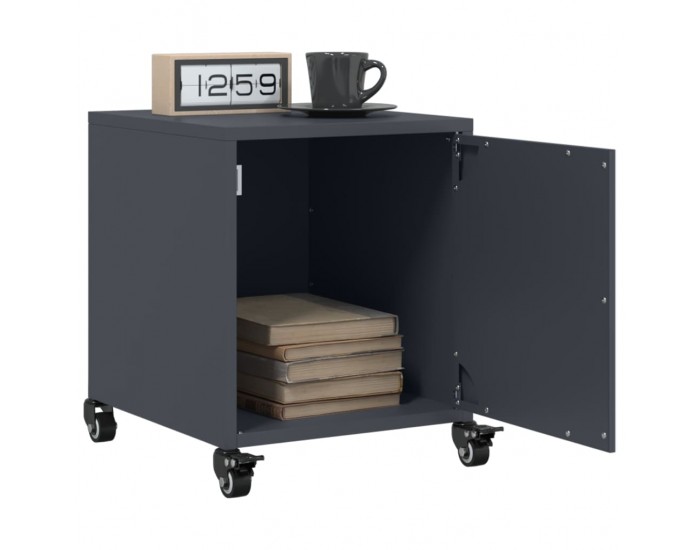 Sonata H Нощно шкафче, антрацит, 36x39x43,5 см, стомана