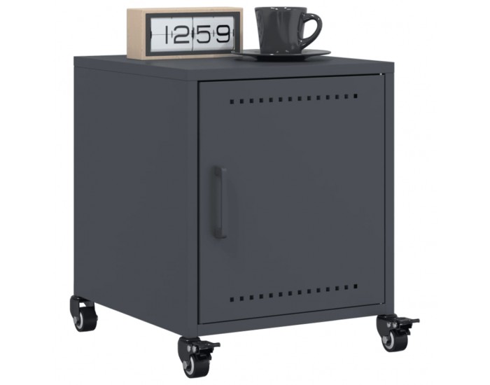 Sonata H Нощно шкафче, антрацит, 36x39x43,5 см, стомана