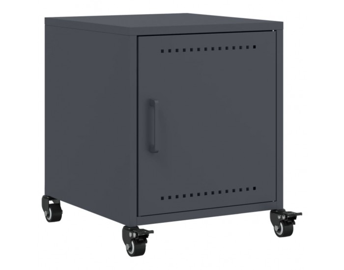 Sonata H Нощно шкафче, антрацит, 36x39x43,5 см, стомана