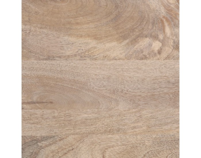 Sonata H Нощно шкафче, бяло, 50x34x60 см, мангово дърво масив