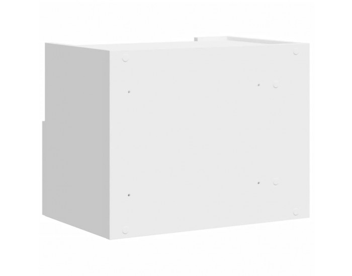 Sonata H Нощно шкафче за стенен монтаж, бяло, 45x30x35 см