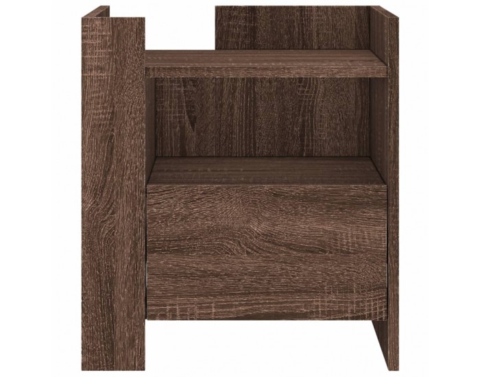 Sonata H Нощно шкафче, кафяв дъб, 45x50x50 см, инженерно дърво