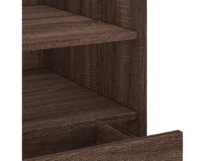 Sonata H Нощно шкафче, кафяв дъб, 45x50x50 см, инженерно дърво