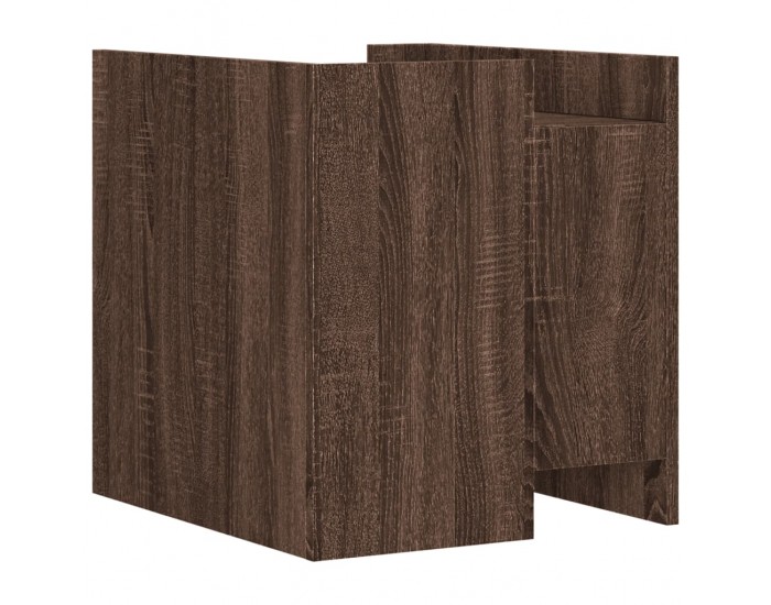 Sonata H Нощно шкафче, кафяв дъб, 45x50x50 см, инженерно дърво