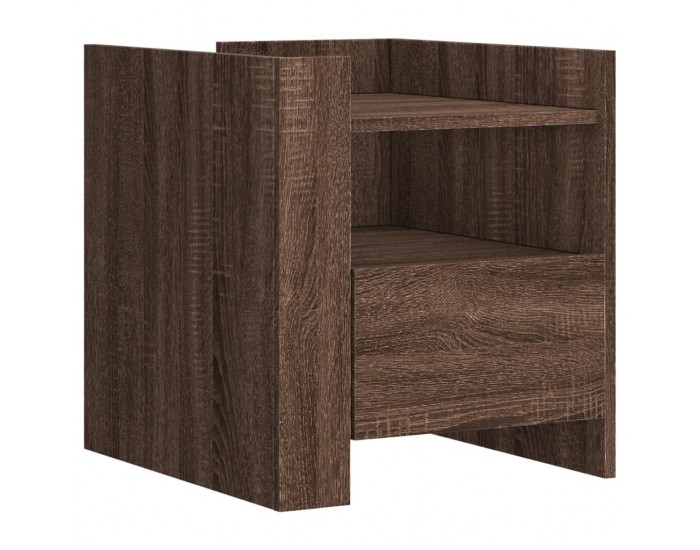 Sonata H Нощно шкафче, кафяв дъб, 45x50x50 см, инженерно дърво