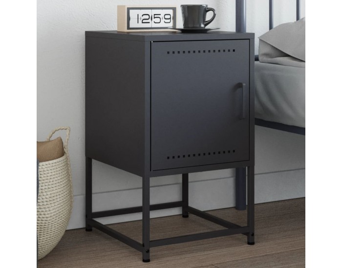 Sonata H Нощно шкафче, антрацит, 36x39x60,5 см, стомана