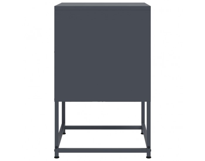 Sonata H Нощно шкафче, антрацит, 36x39x60,5 см, стомана