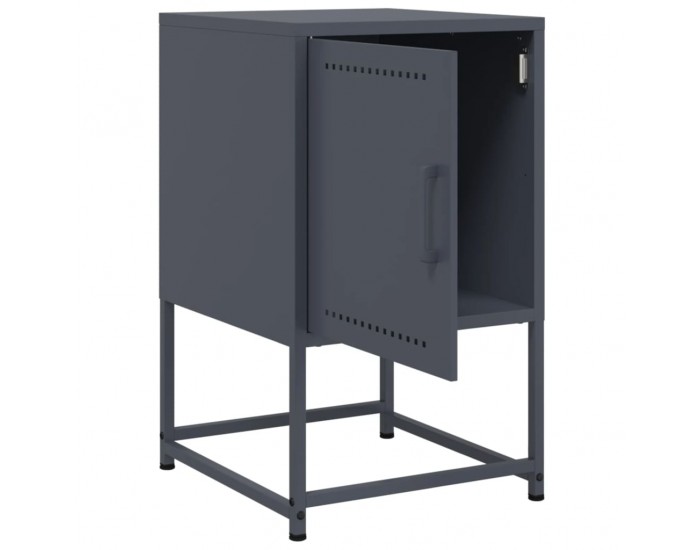 Sonata H Нощно шкафче, антрацит, 36x39x60,5 см, стомана