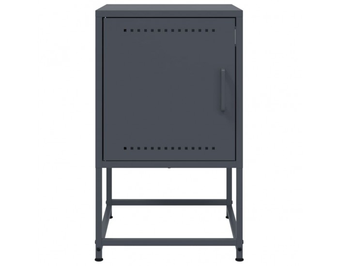 Sonata H Нощно шкафче, антрацит, 36x39x60,5 см, стомана